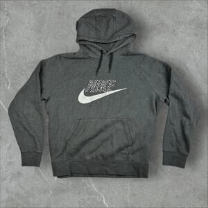 Nike Polka Dot Swoosh Hoodie Grey